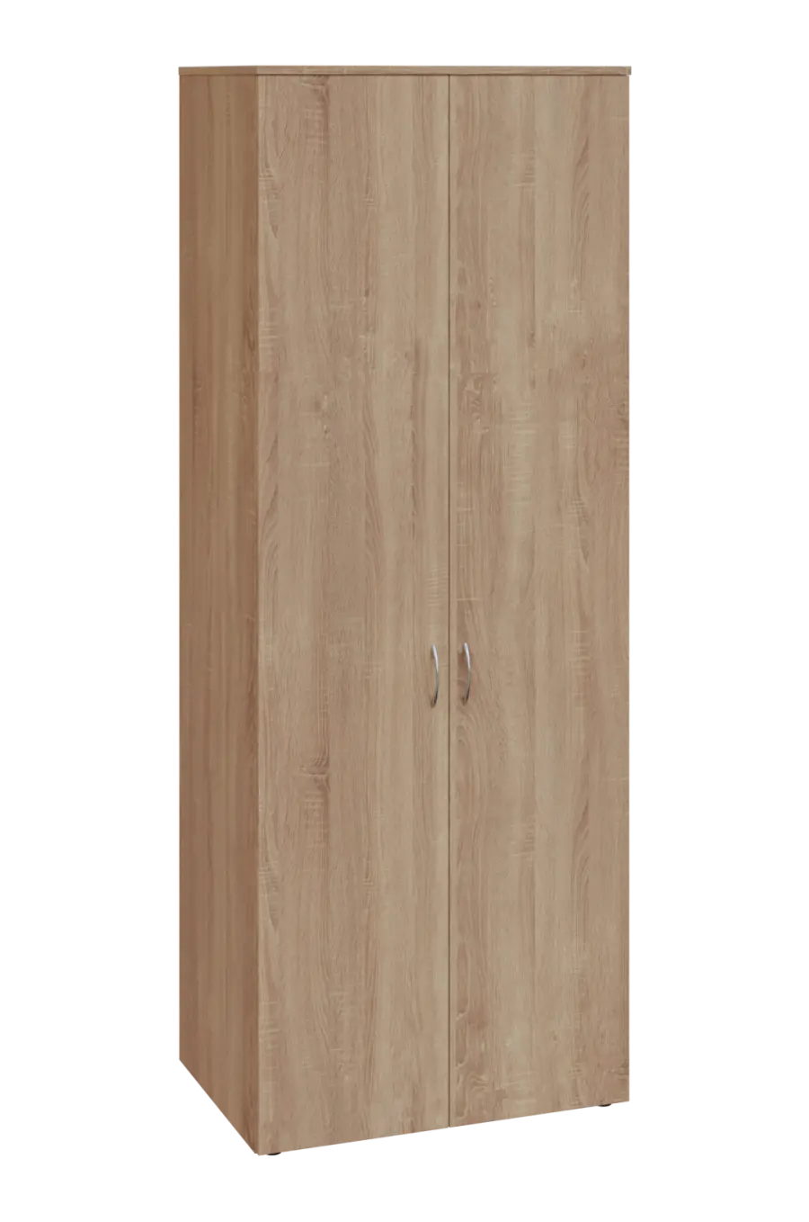 ESR 6 - 81 šatní skříň, 2-dveřová, výsuvné ramínko, 2150x800x400, dub bardolino