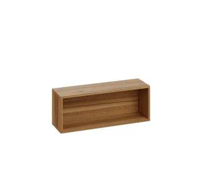 EPB - 80 police závěsná lamino - ořech světlý