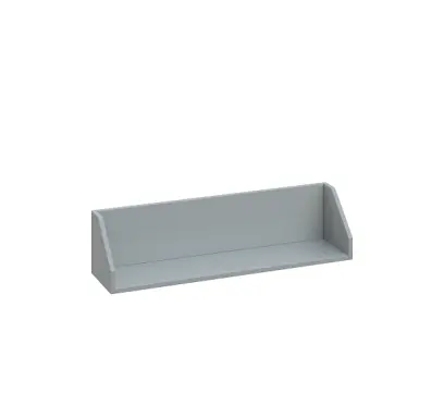 EPA 1 - 100 police závěsná, deska 18 mm lamino - šedá