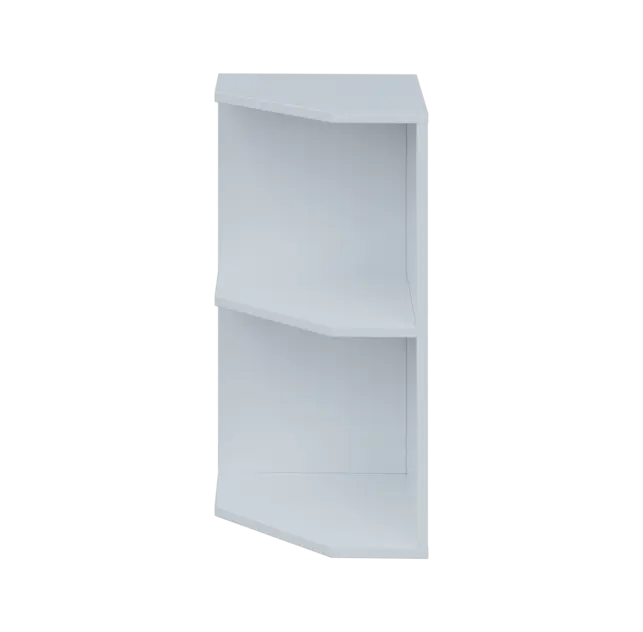 OZV 2 - 4 kancelářská skříň rohová, levá, 750x400x400, bílá