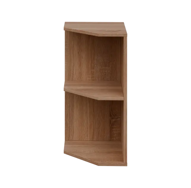 OZV 2 - 4 kancelářská skříň rohová, levá, 750x400x400, dub bardolino