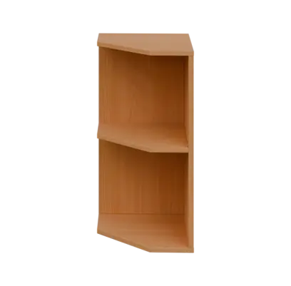 OZV 2 - 4 kancelářská skříň rohová, levá, 750x400x400, buk royal