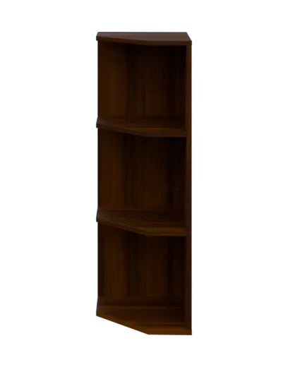 OZV 3 - 4 kancelářská skříň rohová, levá, 1100x400x400, ořech královský