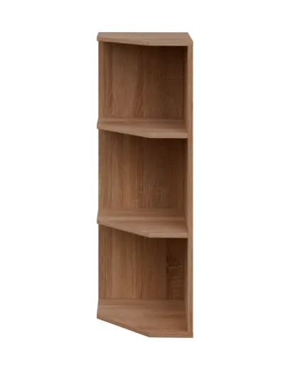 OZV 3 - 4 kancelářská skříň rohová, levá, 1100x400x400, dub bardolino