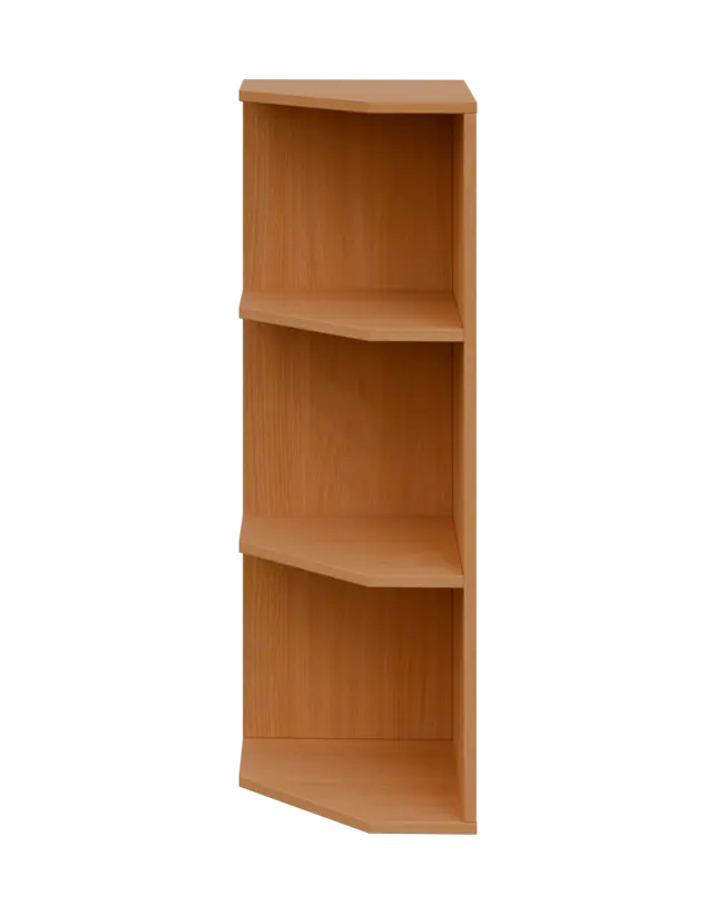 OZV 3 - 4 kancelářská skříň rohová, levá, 1100x400x400, buk royal