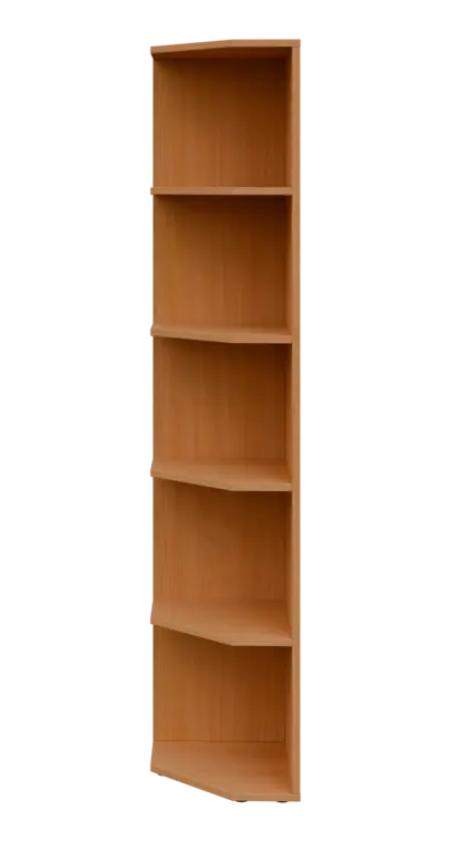 OZV 5 - 4 kancelářská skříň rohová, levá, 1800x400x400, buk royal