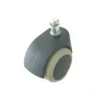 ND 004 kolečko černé, krátký čep pr.11, pogumované