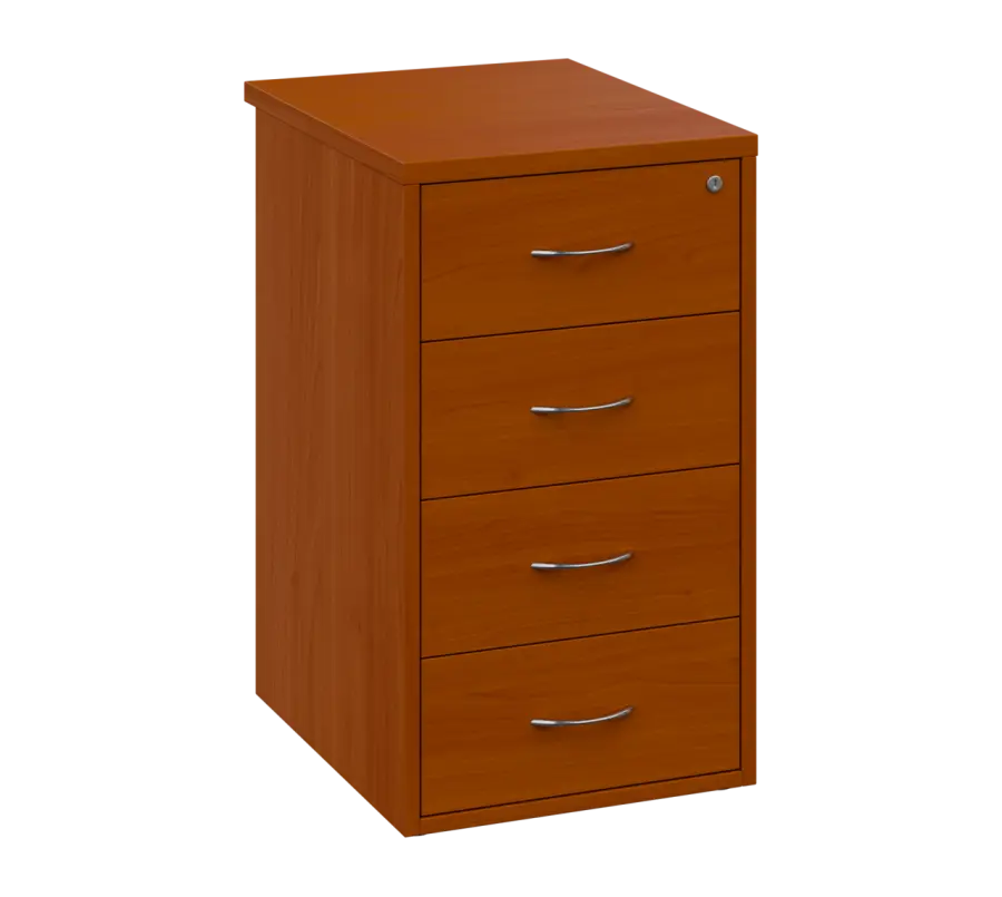 OKC - 6V kontejner přístavný, 4-zásuvkový, deska 25 mm, centrální zámek, třešeň šumavská