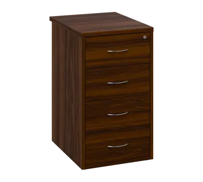 OKC - 6V kontejner přístavný, 4-zásuvkový, deska 25 mm, centrální zámek, ořech královský