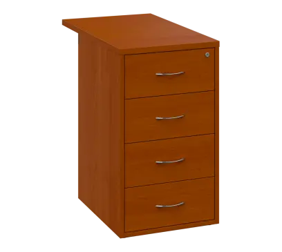 OKC - 8V kontejner přístavný, 4-zásuvkový, deska 25 mm, centrální zámek, třešeň šumavská