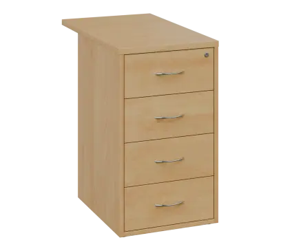 OKC - 8V kontejner přístavný, 4-zásuvkový, deska 25 mm, centrální zámek, javor horský