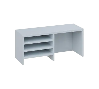 ONN - 85 nástavba stolová, vrchní deska 25 mm, bílá