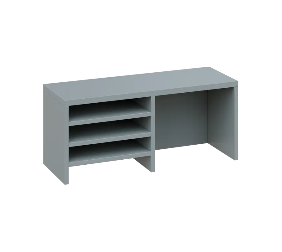 ONN - 85 nástavba stolová, vrchní deska 25 mm, šedá