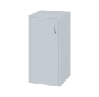 OV 2 - 4D kancelářská skříň, 1-dveřová, levá, 750x400x400, bílá