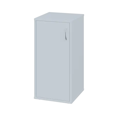 OV 2 - 4D kancelářská skříň, 1-dveřová, levá, 750x400x400, bílá