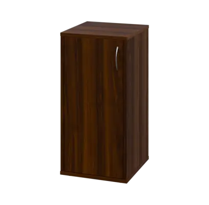 OV 2 - 4D kancelářská skříň, 1-dveřová, levá, 750x400x400, ořech královský