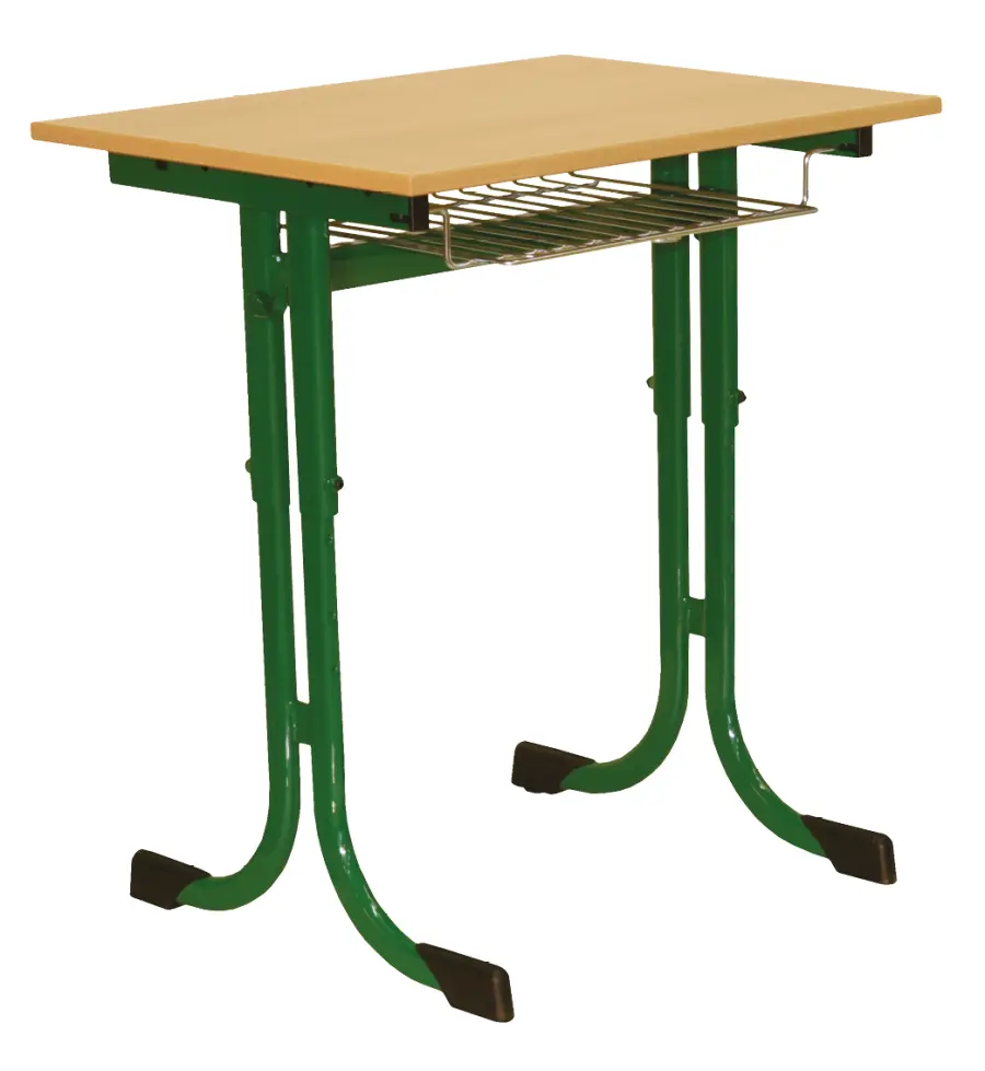 ARTUR 1, lavice 1-místná, velikost 3 - 7, koš RAL 6029 - zelená