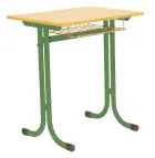 KRISTIÁN 1, lavice 1-místná, pevná, velikost 3, koš RAL 6029 - zelená