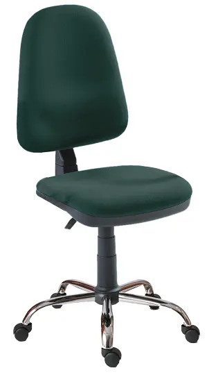 1080/MEK CR židle kancelářská, kříž chrom, látka BO BONDAI BN6 (8010) - látka tmavě šedá