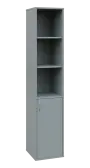 OV 5 - 4DN3 kancelářská skříň, 1-dveřová/nika, pravá, 1800x400x400, šedá