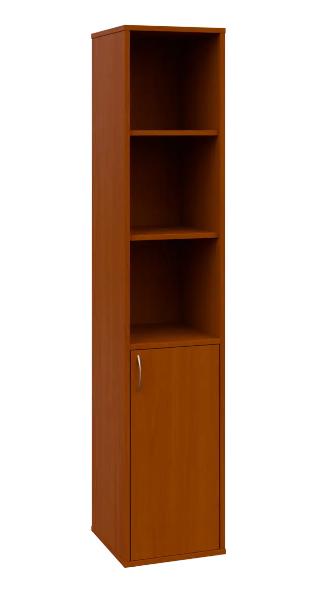 OV 5 - 4DN3 kancelářská skříň, 1-dveřová/nika, pravá, 1800x400x400, třešeň šumavská