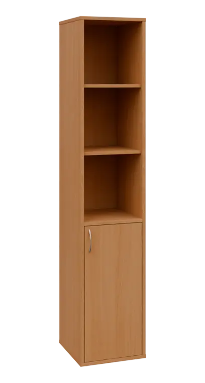 OV 5 - 4DN3 kancelářská skříň, 1-dveřová/nika, pravá, 1800x400x400, buk royal
