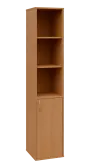 OV 5 - 4DN3 kancelářská skříň, 1-dveřová/nika, pravá, 1800x400x400, buk royal