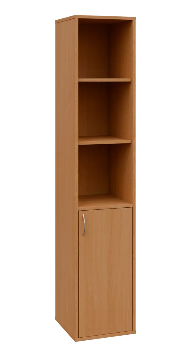 OV 5 - 4DN3 kancelářská skříň, 1-dveřová/nika, pravá, 1800x400x400, buk royal