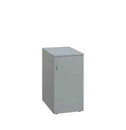 ENP 26 - 4D kancelářská skříň, 1-dveřová, pravá, 750x400x600, šedá