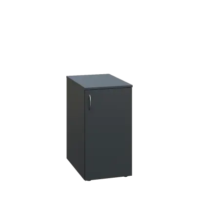 ENP 26 - 4D kancelářská skříň, 1-dveřová, pravá, 750x400x600, antracit
