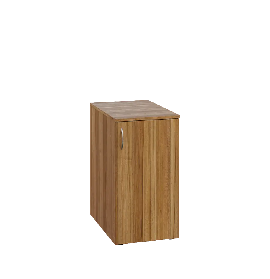 ENP 26 - 4D kancelářská skříň, 1-dveřová, pravá, 750x400x600, ořech světlý