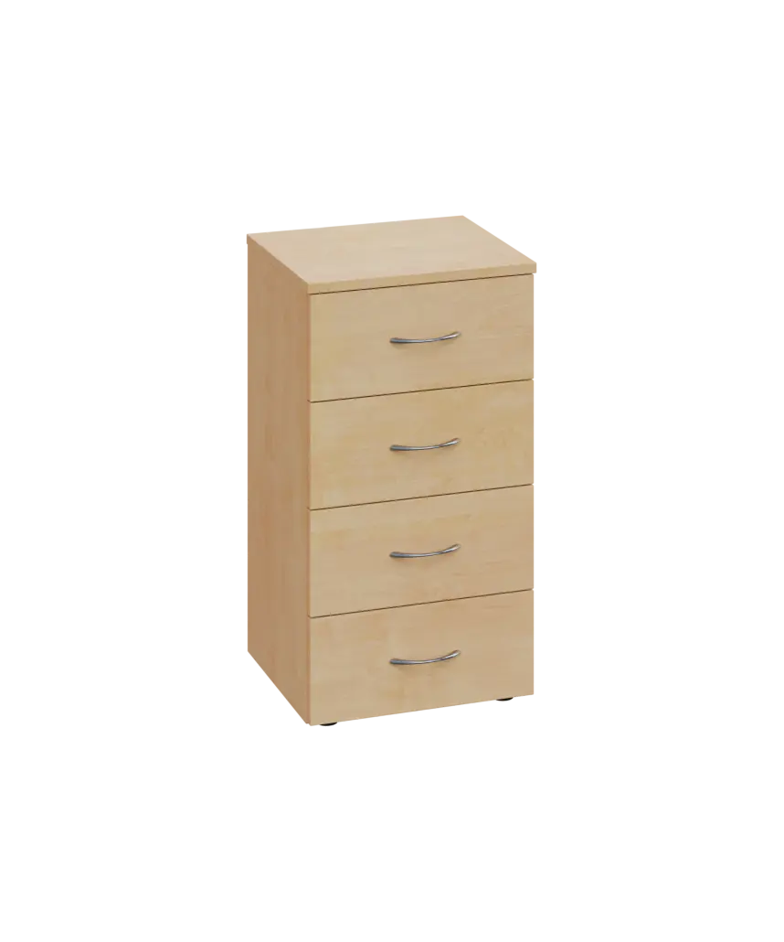 ENP 2 - 44Z kancelářská skříň, 4-zásuvková, 750x400x400, bříza irská