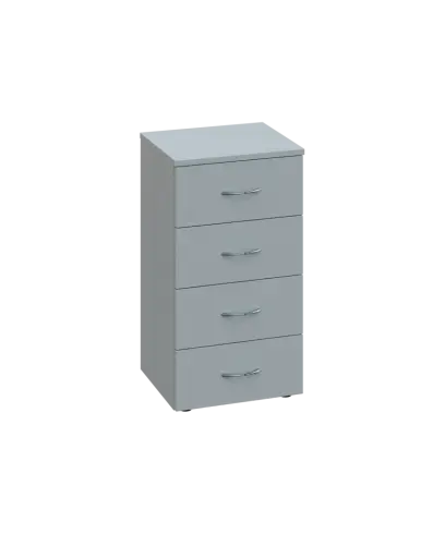 ENP 2 - 44Z kancelářská skříň, 4-zásuvková, 750x400x400, šedá