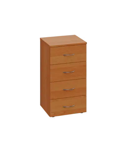 ENP 2 - 44Z kancelářská skříň, 4-zásuvková, 750x400x400, olše jantar