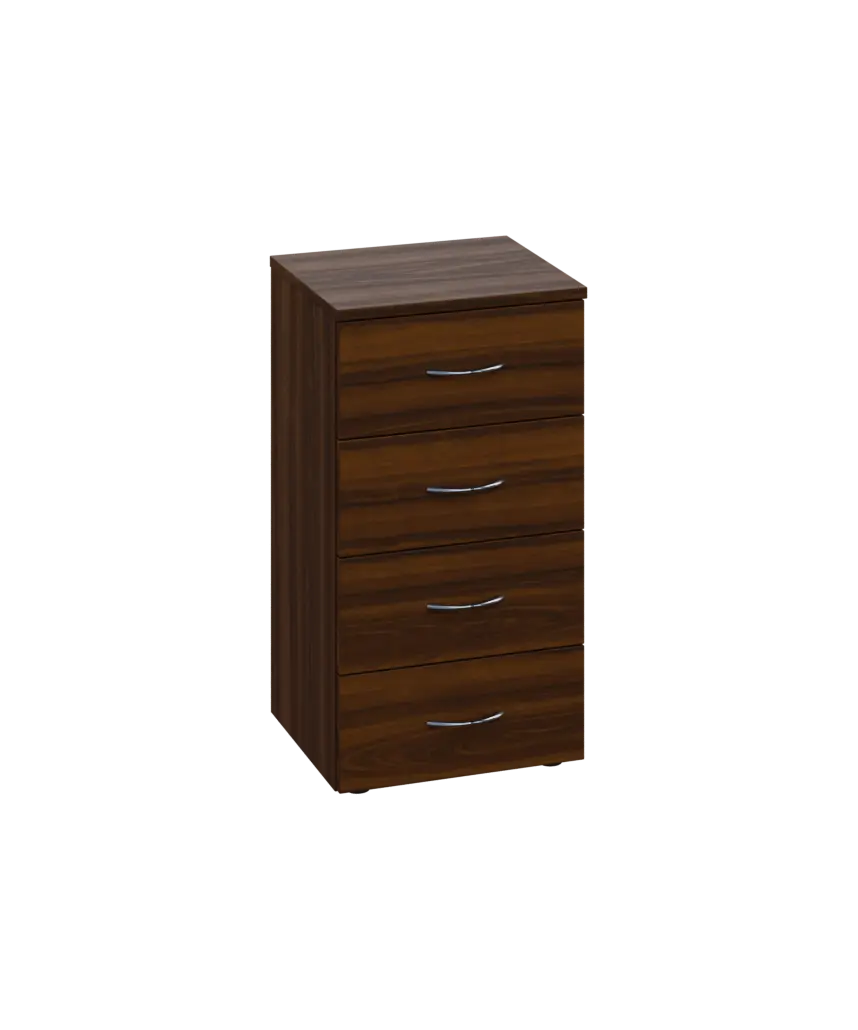 ENP 2 - 44Z kancelářská skříň, 4-zásuvková, 750x400x400, ořech královský