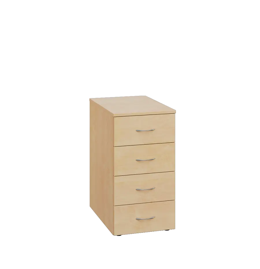 ENP 26 - 44Z kancelářská skříň, 4-zásuvková, 750x400x600, bříza irská