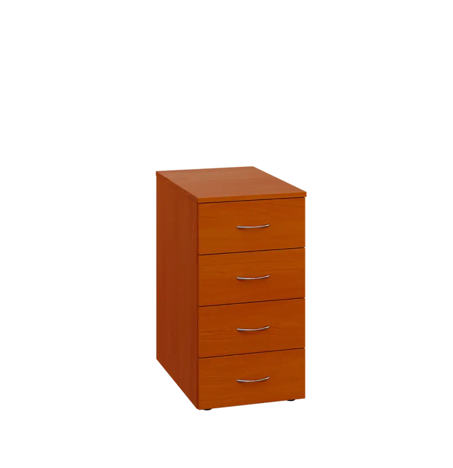 ENP 26 - 44Z kancelářská skříň, 4-zásuvková, 750x400x600, třešeň šumavská