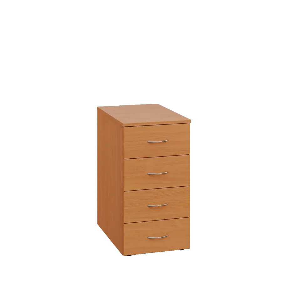 ENP 26 - 44Z kancelářská skříň, 4-zásuvková, 750x400x600, buk Royal