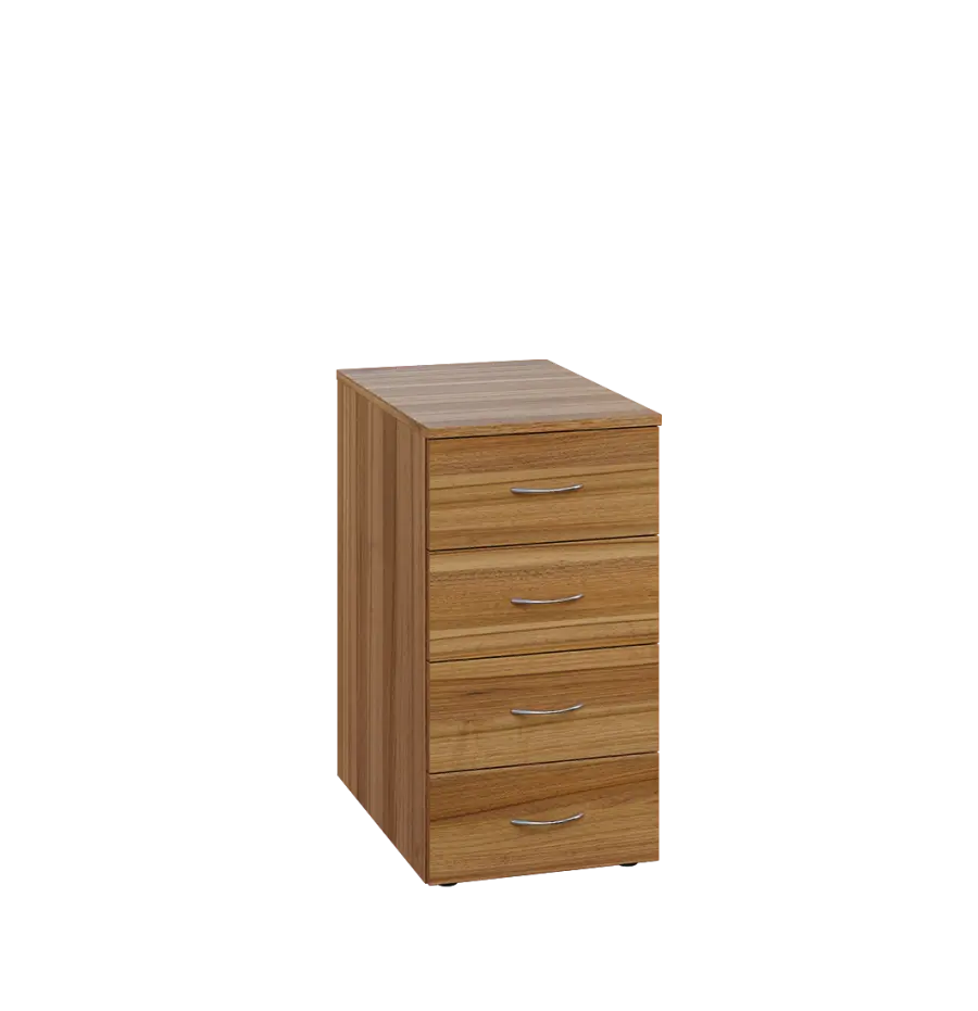 ENP 26 - 44Z kancelářská skříň, 4-zásuvková, 750x400x600, ořech světlý