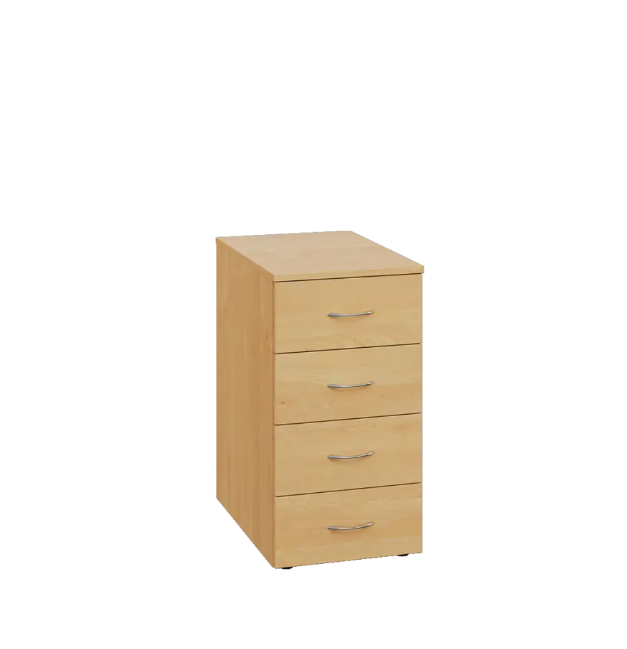 ENP 26 - 44Z kancelářská skříň, 4-zásuvková, 750x400x600, javor horský