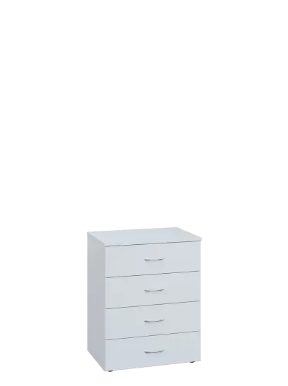 ENP 2 - 64Z kancelářská skříň, 4-zásuvková, 750x600x400, bílá