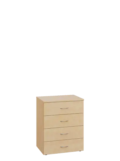 ENP 2 - 64Z kancelářská skříň, 4-zásuvková, 750x600x400, bříza irská