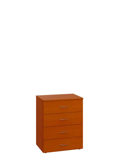 ENP 2 - 64Z kancelářská skříň, 4-zásuvková, 750x600x400, třešeň šumavská