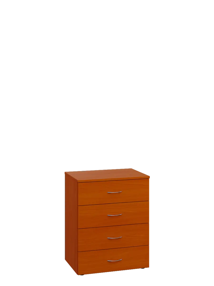 ENP 2 - 64Z kancelářská skříň, 4-zásuvková, 750x600x400, třešeň šumavská