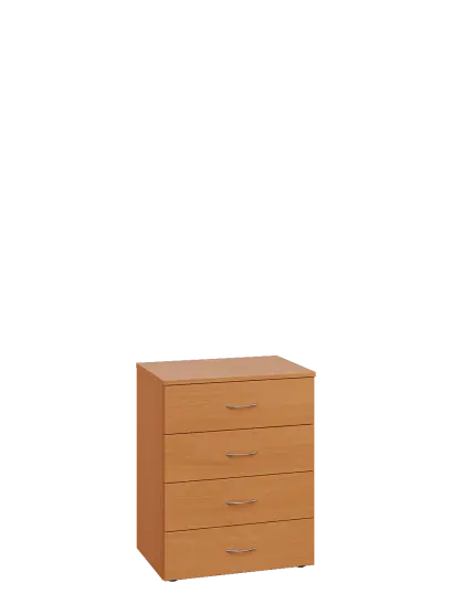 ENP 2 - 64Z kancelářská skříň, 4-zásuvková, 750x600x400, buk Royal