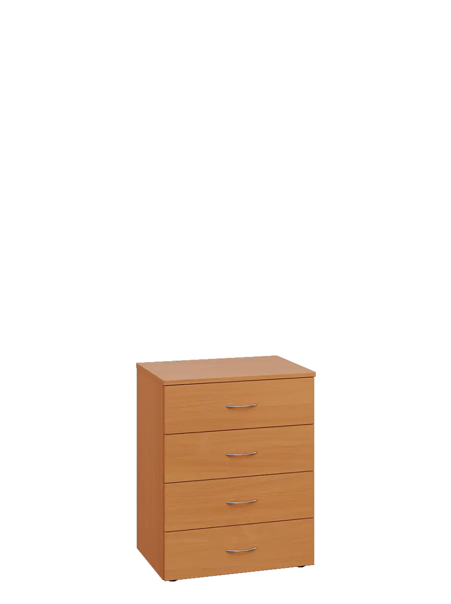 ENP 2 - 64Z kancelářská skříň, 4-zásuvková, 750x600x400, buk Royal