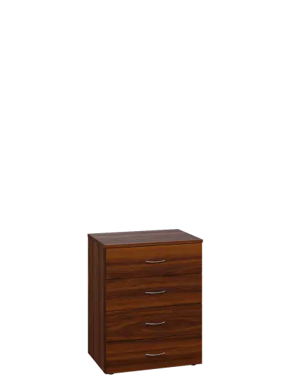 ENP 2 - 64Z kancelářská skříň, 4-zásuvková, 750x600x400, ořech královský