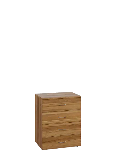 ENP 2 - 64Z kancelářská skříň, 4-zásuvková, 750x600x400, ořech světlý