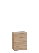 ENP 2 - 64Z kancelářská skříň, 4-zásuvková, 750x600x400, dub bardolino