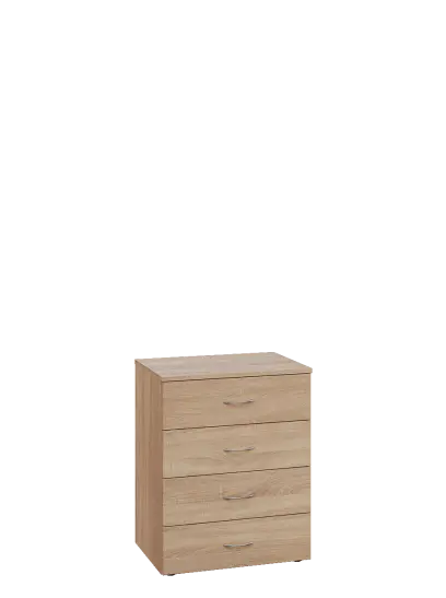 ENP 2 - 64Z kancelářská skříň, 4-zásuvková, 750x600x400, dub bardolino